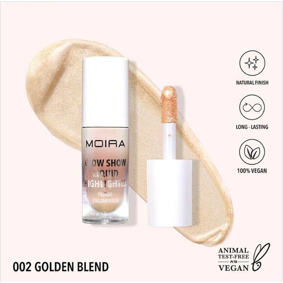 K-Care: Moira Glow Show Liquid Highlighter*Golden Blend*Radiance*Korean Makeup* - Picture 1 of 1